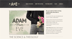 Desktop Screenshot of adammeetseve.com