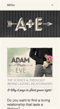 Mobile Screenshot of adammeetseve.com
